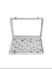 Caja de Almacenamiento Multifuncional para Joyería, Exquisita Caja de Almacenamiento para Pendientes, Aretes, Anillos, Colgantes, Bandeja de Gran Capacidad y Más