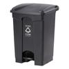 Bote de Basura Baiyun Cocina Cocina Desecho Pedal Catering Hogar Gran Capacidad 45Ll Hogar Exterior con Tapa