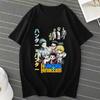 Anime Hunter X Hunter Killua Zoldyck Camiseta Hombre/Mujer HXH Anime Camiseta Casual Harajuku Street Verano