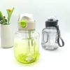 Taza con Popote, Elegante Taza Espacial para Hombres y Mujeres, Taza de Plástico para Agua al Aire Libre de Verano, Taza de Plástico Portátil Resistente a Altas Temperaturas, Diseño Simple