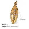 Colar Cruz Pendant Colar Cruzado Novo Retro Luxo Leve Aço Inoxidável Banhado a Ouro 18K Acessórios para Mulheres