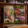 Día Hermoso Paquete de Pegatinas Temáticas de Hongos Retro Serie de Colección de Especímenes de Hongos Manual de Materiales Decoración Collage
