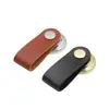 Manija de Cuero para Puerta de Gabinete y Cajón Manija de Tirador de Cuero de un Solo Agujero Manija de Cuero de Aleación de Zinc Dorada para Gabinetes de Ropa y Zapatos Manija de Mueble