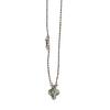 Collar de trébol de cuatro hojas de la suerte con diamante estilo coreano para mujer, lujo ligero, moderno, elegante, genial, colgante de trébol de cuatro hojas, cadena para la clavícula