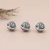 Campana del Palacio Hua Qian Gu Colgante de Campana Grande Pulsera DIY Encanto Resistente al Color Hueco Tres Vidas Tres Mundos Diez Millas de Flores de Durazno No