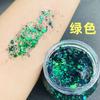 Crema de Gel con Lentejuelas para Cabello Gel de Color Brillante Maquillaje Escénico para Actuación Estilizado de Cabello Líquido Brillante Lentejuelas Polvo con Glitter