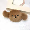 Muñeco de Perro de Peluche de Dibujos Animados Perro Lindo con Orejas Voladoras Adorno para el Cabello Decoración de Titular Accesorios para Calzado Ropa DIY Accesorios