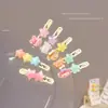 Pinzas para el Cabello de Color Gelatina para Mujer, Accesorios para el Cabello Creativos de Nicho, Pinzas Laterales Frescas y Dulces, Pinzas de Pato Estilo Coreano, Pinzas para el Cabello de Alta Gama y Elegantes