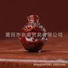 Sándalo Rojo Sándalo Verde Talla Oso Peludo Negro Grande Perro Yugui Cheongsam Loto Dosel DIY Cuentas Colgante Accesorios