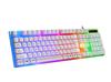 T6 teclado USB con cable retroiluminado emisor de luz de colores y juego de ratón teclado mecánico retroiluminado y kit de ratón