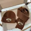 Touca de inverno infantil 2026 novo conjunto de touca de tricô para meninos estilo coreano cachecol de outono e inverno para meninas gorro de lã estilo inverno