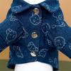 Camisa de mezclilla para gato al por mayor Cuerda de tracción Teddy Fadou Mascota Perro Gato Ropa Perro Pequeño y Mediano Productos para Perro