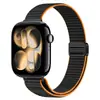 Adequado para Apple Watch 11, pulseira de nylon com fecho magnético duplo de cintura fina, pulseira de relógio Apple Ultra 2