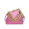 Bolso Portátil de Cadena Texturizada Transfronterizo para Mujer 2024 Nuevo Estilo Estilo Extranjero Bolso de Hombro de Cuero Brillante Diseño Personalizado Bolso Casual Cruzado