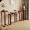 Nova Mesa de Chá e Cadeiras de Madeira Maciça Estilo Chinês Combinação Mesa de Chá Zen Mesa de Chá de Tronco Mesa de Chá para Sala de Chá de Escritório em Casa e Cadeiras