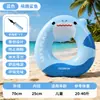 Nuevo anillo inflable de natación de verano para niños, anillo de natación plegable, antivuelco, anillo flotador engrosado, equipo de natación, anillo de flotación