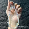 Pingente Unicórnio 3D Alça de Celular Cordão de Celular com Contas de Cristal Estilo Pulseira Corrente Curta para Celular Venda por Atacado