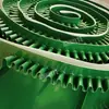 Cinta Transportadora Verde, Cinta Transportadora Circular con Deflector de PVC, Fabricante de Cinta Transportadora con Faldón Resistente a Altas Temperaturas