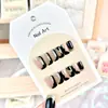 Venta Directa Personalizada de Fábrica Uñas Cortas, Medias y Largas para Manicura, Uñas Portátiles de Fototerapia Hechas a Mano, Pegatinas para Uñas, Estilo de Lujo Accesible 24 Piezas