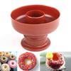 Molde de Silicona Redondo para Donas DIY al por Mayor para Uso en Horno, Molde Redondo Hueco para Pastel Donut, Duradero