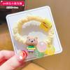 Anillo de Pelo del Intestino Delgado Bolas para Niños Cuerda para el Pelo de Niñas Tendones de Goma de Colores para Niñas Accesorios para Cabello de Cola de Caballo Alta para Niñas