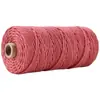 Cuerda Cuerda de Algodón Lino 3 mm de Grosor Cuerda de Algodón Rollo Completo Cuerda para Atar Embalaje Cuerda de Algodón diy Tejido Hecho a Mano Hilo de Algodón de Colores Otro