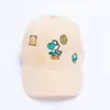 Boné de Baseball Infantil Bonito Desenho Animado Anime Chapéu de Sol Meninos Transfronteiriço Primavera e Outono Novo Boné de Aba Bordado Atacado