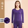 Conjunto de Ropa Interior Térmica para Mujeres de Mediana Edad y Mayores con Forro Polar, Ropa y Pantalones Gruesos de Otoño, Suéter y Pantalones de Algodón para Protección contra el Frío