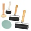 Rolo Premium para Gravura Transfronteiriço 6cm Rolo de Impressão para Tinta Látex 10cm Rolo Ferramenta para Tinta de Arte