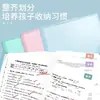 Bolsa Organizadora para Clips de Papel de Prova A3 com Compartimentos Múltiplos, Página Transparente Inserível, Livro de Dados, Porta-Provas, Material Escolar para Estudantes