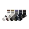 Calcetines Suyun Knitting 26 Otoño/Invierno para Hombre, Calcetines Casuales Sin Costuras para Todas las Estaciones, Calcetines de Media Pantorrilla para Hombre, Calcetines a Rayas, Estilo Coreano, Transfronterizo, Antibacterianos