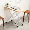 Mesa Plegable Rectangular Simple Comedor Hogar Dormitorio Plegable Estudiante Casa de Alquiler Dormitorio Niña Apartamento Pequeño