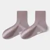 Calcetines antibacterianos de iones de plata para hombre, de ángulo recto, para otoño e invierno, calcetines absorbentes de sudor y transpirables para hombre, de media pantorrilla, calcetines antibacterianos para hombre de Zhuji