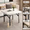 Mesa Dobrável, Mesa de Jantar para Uso Doméstico, Adequada para Apartamentos Pequenos e Casas de Aluguel, Mesa Quadrada Portátil para Refeições, Mesa Quadrada Externa para Montagem de Barraca