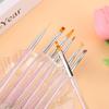 Nuevo Set de Pinceles de Fototerapia para Manicura Japonesa Herramienta para Pintar Línea de Arrastre para Manicura Fototerapia Gradiente Floración Crisantemo de Otoño Venta al por Mayor