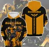 Comercio Exterior Nuevo Estilo Rey de la Transformación King Kong Bumblebee Sudadera con Capucha Estampado Digital 3D Cosplay de Anime