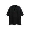 Ace Verão Novo Estilo Jovem Estilo Campus Camisa Polo Retrô Camiseta Masculina Solta Gola Lapela Dupla Manga Curta Ht1010