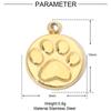 Concha chapada en oro al vacío cruz acero titanio diy colgante pequeño femenino caballito de mar estrella acero inoxidable joyería pulsera colgante