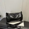 2026 Bolsa de Ombro Transversal Casual Elegante Versátil Cor Sólida Moda Simples Elegante Estilo Coreano Verão Nova Dupla Zíper