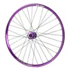 Juego de Ruedas para Bicicleta DH Todoterreno Boost Eje Pasante Rueda Delantera 110 Rueda 26 27.5 29 Pulgadas Llanta Ancha de 35mm Morado