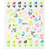 Novos Adesivos Coloridos para Nail Art para Meninos e Meninas, Adesivos de Unha Infantis, Flores Fofas, Borboletas, Padrões Pequenos, Adesivos de Nail Art para Atacado