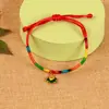 Festival del Bote del Dragón pulsera de cuerda colorida tejida a mano ajustable variedad de dibujos animados universal para niños y adultos cuerda de mano roja