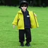 Chaqueta de otoño para niño 2026 nuevo estilo infantil tres en uno exterior softshell cortavientos para primavera y otoño