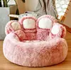 Nova Casinha de Cachorro de Veludo, Casinha Grande, Sofá-Cama Quente Universal para Todas as Estações, Tapete de Dormir para Golden Retriever Corgi, Casinha de Cachorro