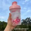 Taza Batidora de 400ml Taza Deportiva Taza de Fitness Taza de Plástico Taza de Café Taza para Batidos Taza Práctica Taza Mezcladora para Proteína en Polvo