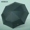 Paraguas de vinilo de alta gama hecho a medida, protección solar y resistente al viento, reforzado para uso tanto soleado como lluvioso, paraguas plegable automático para regalo corporativo al por mayor