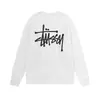 Sudadera con capucha de manga corta para otoño e invierno, estilo americano moderno de la marca Stu, corte holgado, con estampado de dados peludos, algodón, manga larga