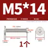Tornillos de Cabeza Plana Delgada niquelados, de Forma Delgada, de Borde Delgado, Cabeza Plana Grande, Cabeza Plana Negra, Tornillos Phillips, Cabeza Plana M2M3M4M5M6