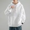 Sudadera con capucha para hombre, chaqueta gruesa casual holgada, nueva tendencia otoño 2025 marca impresa top de manga larga para pareja