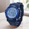 Reloj Electrónico Reloj Estudiante Niño Pequeño Multifuncional Niños Colorido LED Luminoso Deportivo Reloj Venta al por Mayor